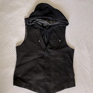 G by Guess Medium Vest w/ hoodie